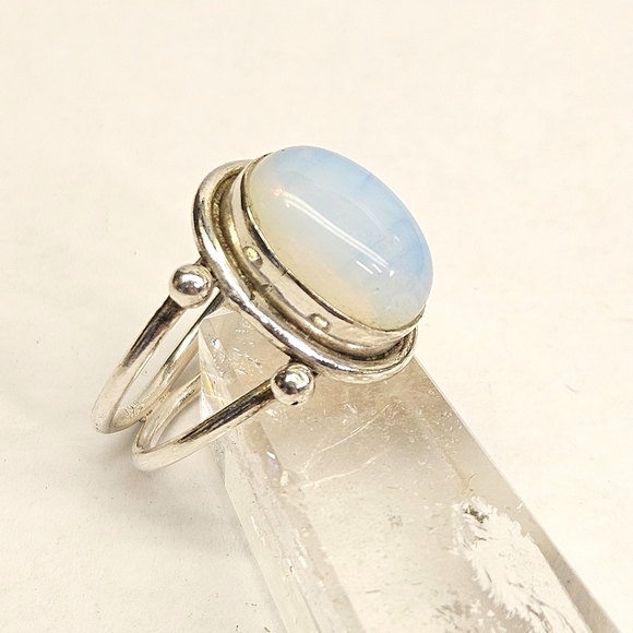Sterling Silver Opalite Ring - Picture 8 of 10